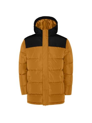 Tallin ocieplana kurtka dziecięca, curry yellow / czarny